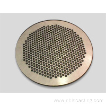 CNC custom machining precision baffle plate tubesheet for heat exchanger